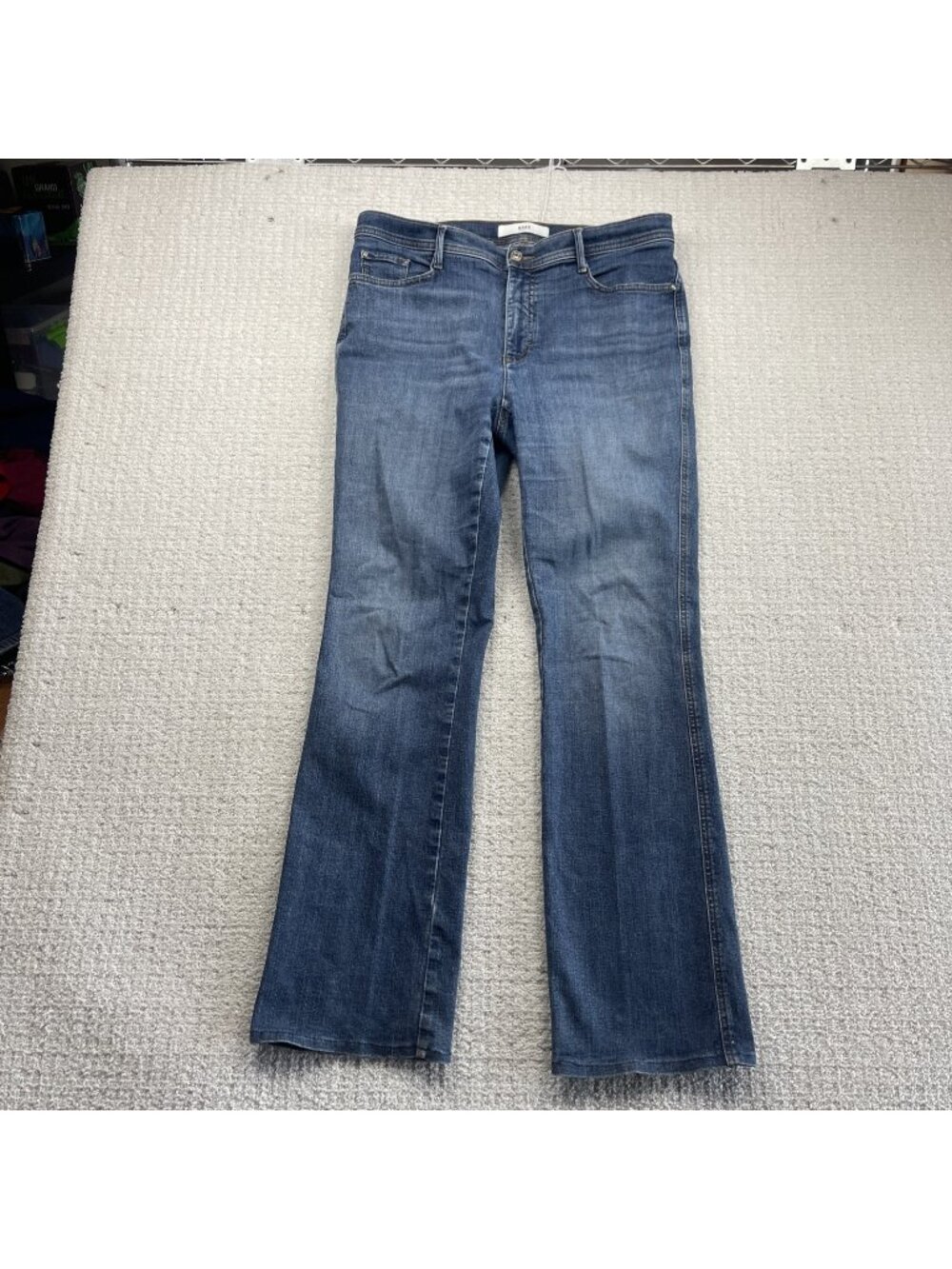 BRAX Feel Good Style Mary Bootcut Denim Jean Blue Women Size 31/32 Casual Pants